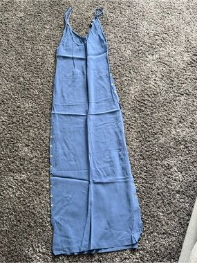 Zara | Dresses | Zara Trf Denim Midi Dress | Poshmark